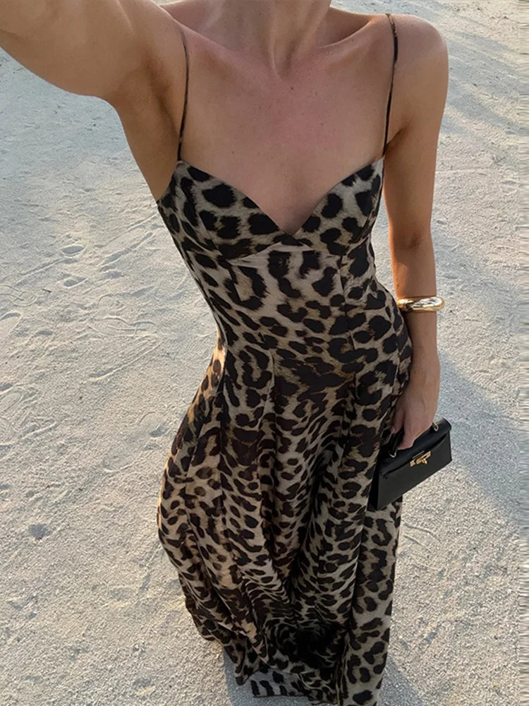 Loisa | Leopard Maxi Kjole
